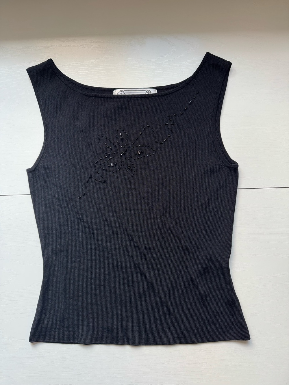 Vintage Beaded Tank Top